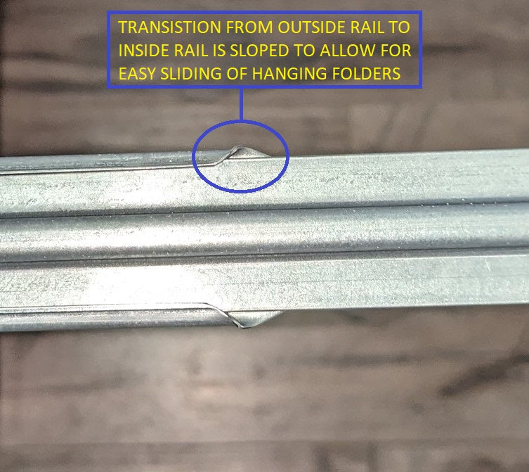 Adjustable Universal File Bar© with Clips