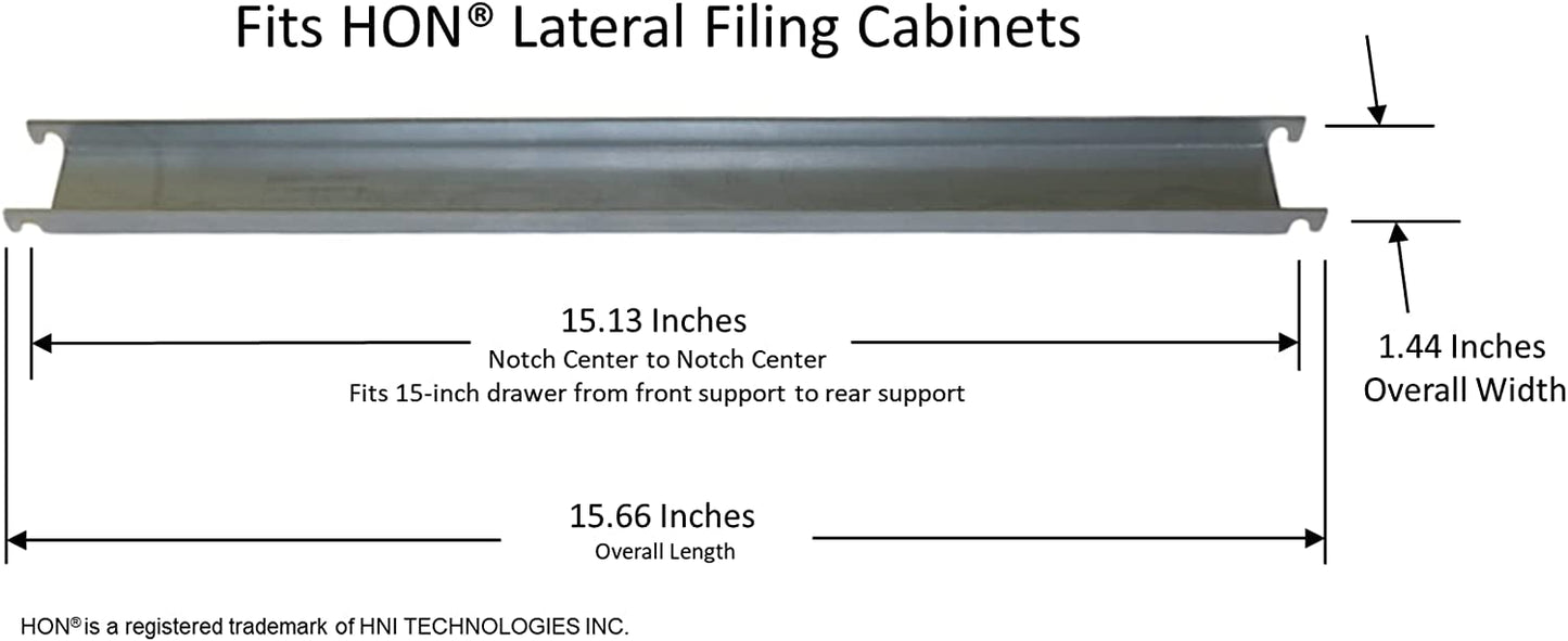 Extra Wide Hon® Front-to-Back File Bar