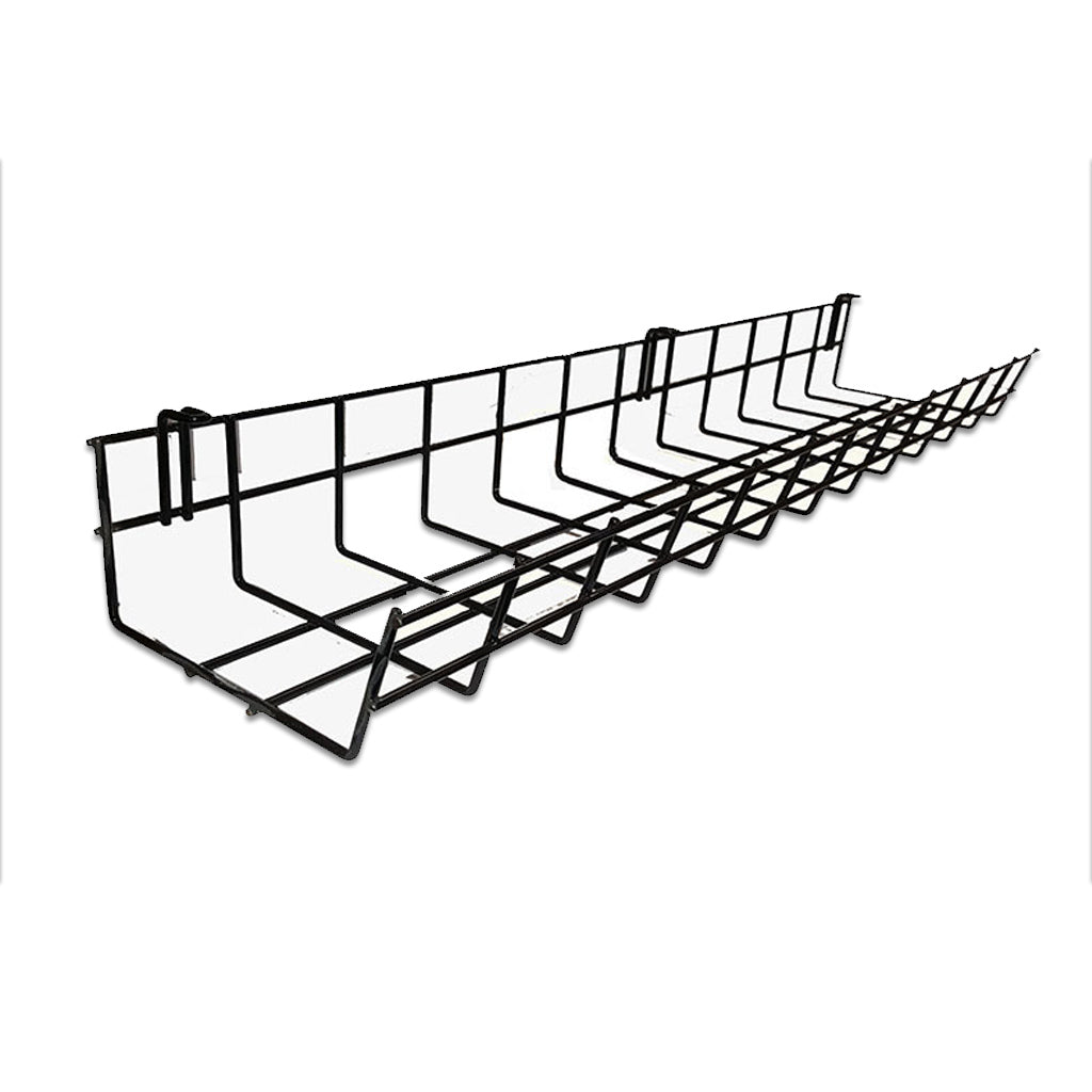 under desk wire cable tray organizer for cord and cable management 24 inch CT9424